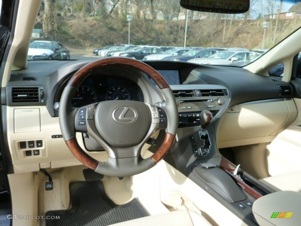 2014 Lexus RX 350 AWD Parchment Dashboard Photo #88232697