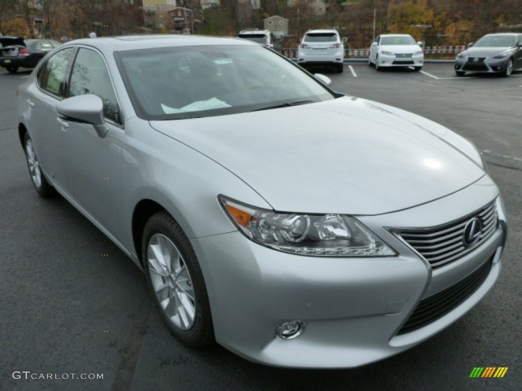 Silver Lining Metallic 2014 Lexus ES 300h Hybrid Exterior Photo #88232823