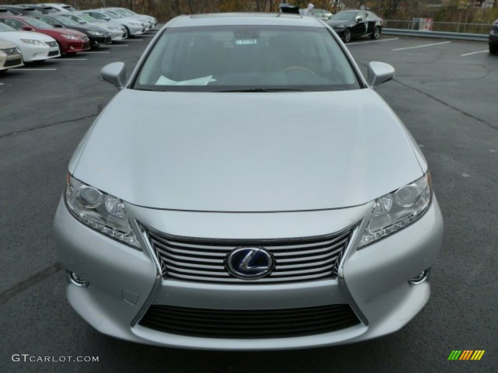 2014 ES 300h Hybrid - Silver Lining Metallic / Black photo #6