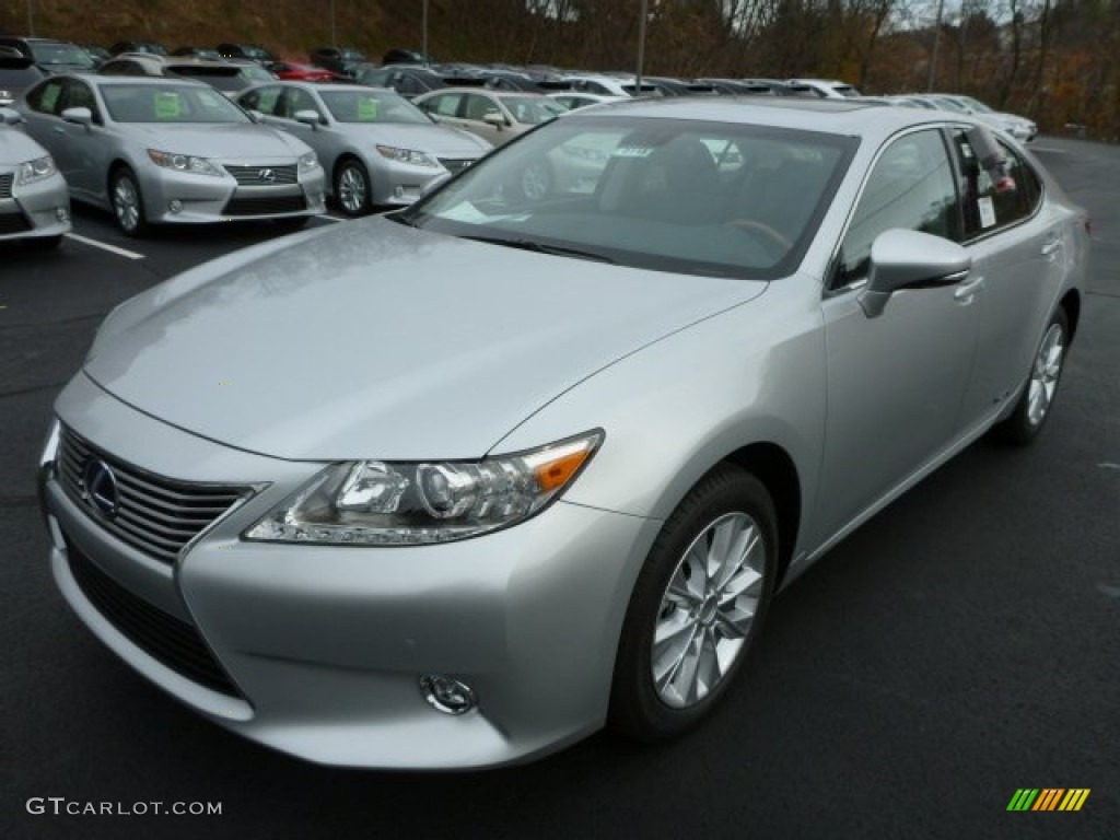 Silver Lining Metallic 2014 Lexus ES 300h Hybrid Exterior Photo #88232841