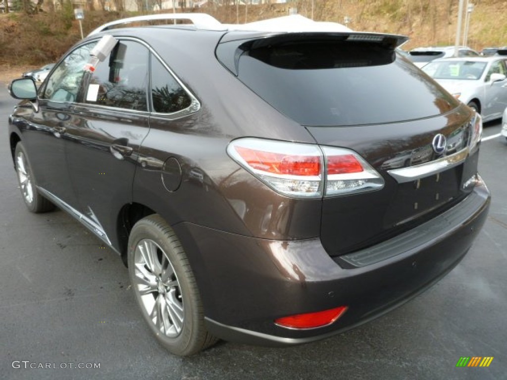 Fire Agate Pearl 2014 Lexus RX 450h AWD Exterior Photo #88232937