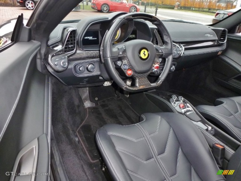 Nero Interior 2013 Ferrari 458 Italia Photo #88233258