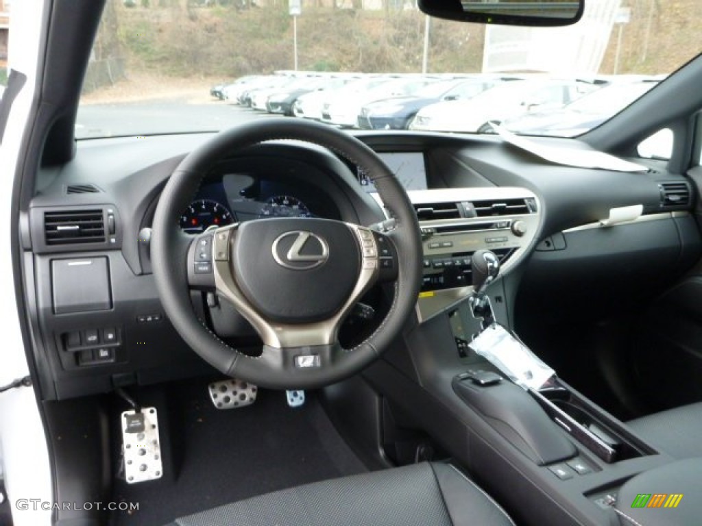 2014 Lexus RX 350 F Sport AWD F Sport Black/Ebony Bird's Eye Maple Dashboard Photo #88233312