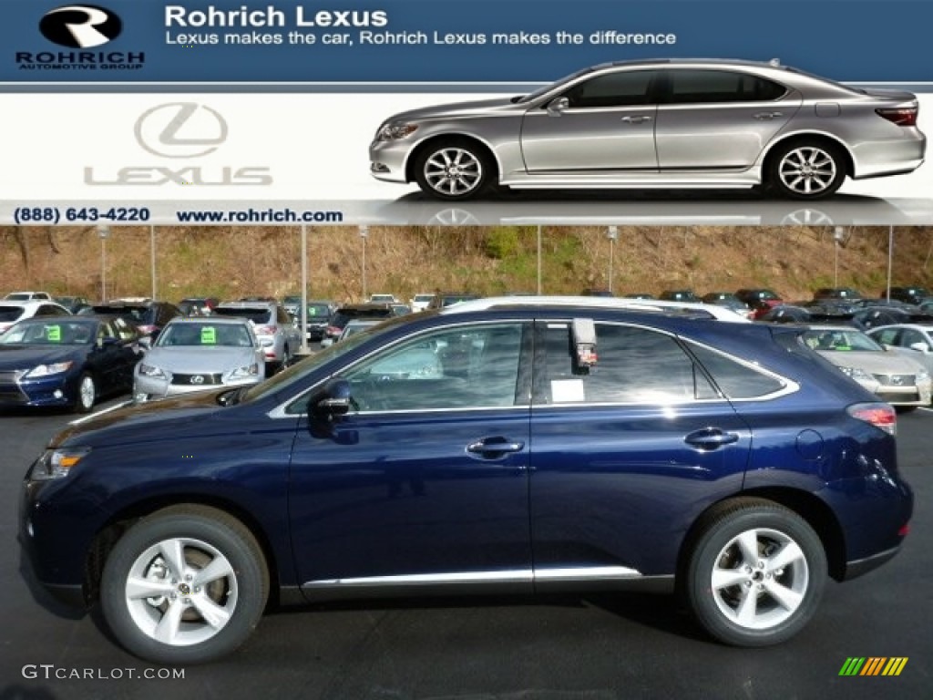 2014 RX 350 AWD - Deep Sea Mica / Black photo #1
