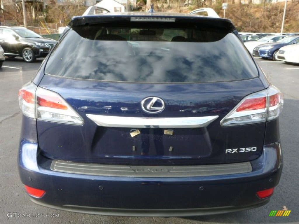 2014 RX 350 AWD - Deep Sea Mica / Black photo #3