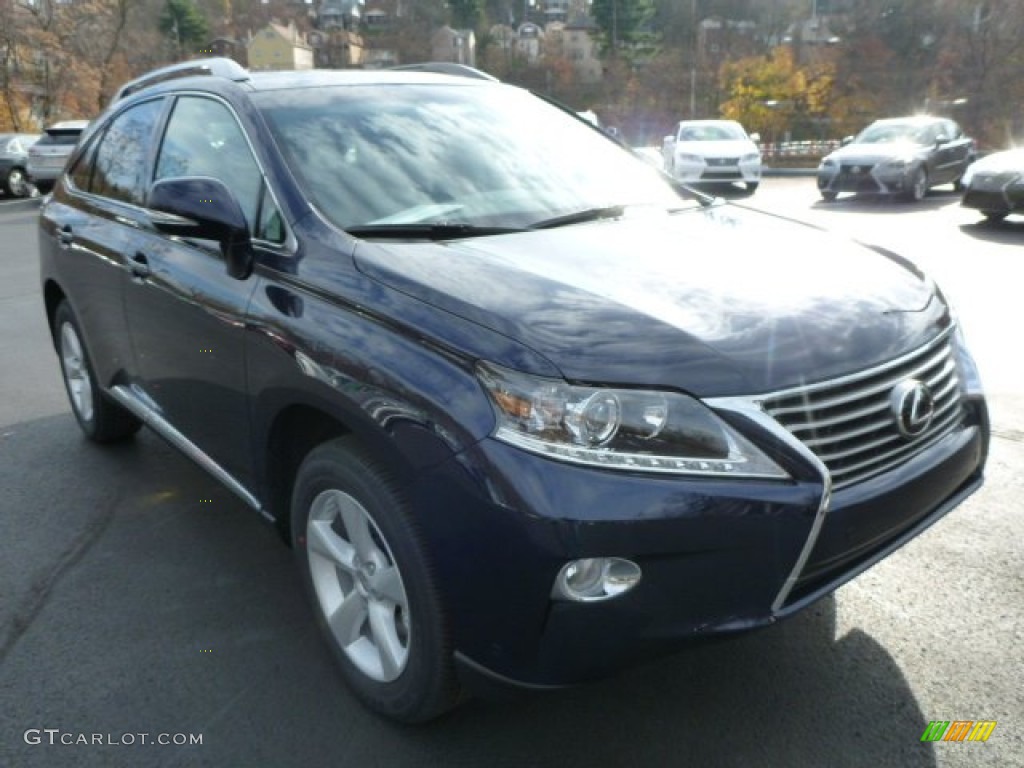 2014 RX 350 AWD - Deep Sea Mica / Black photo #5