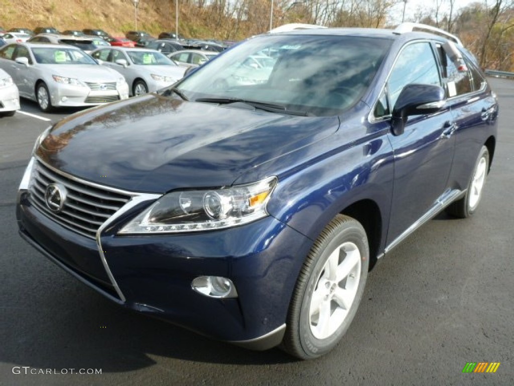 2014 RX 350 AWD - Deep Sea Mica / Black photo #8