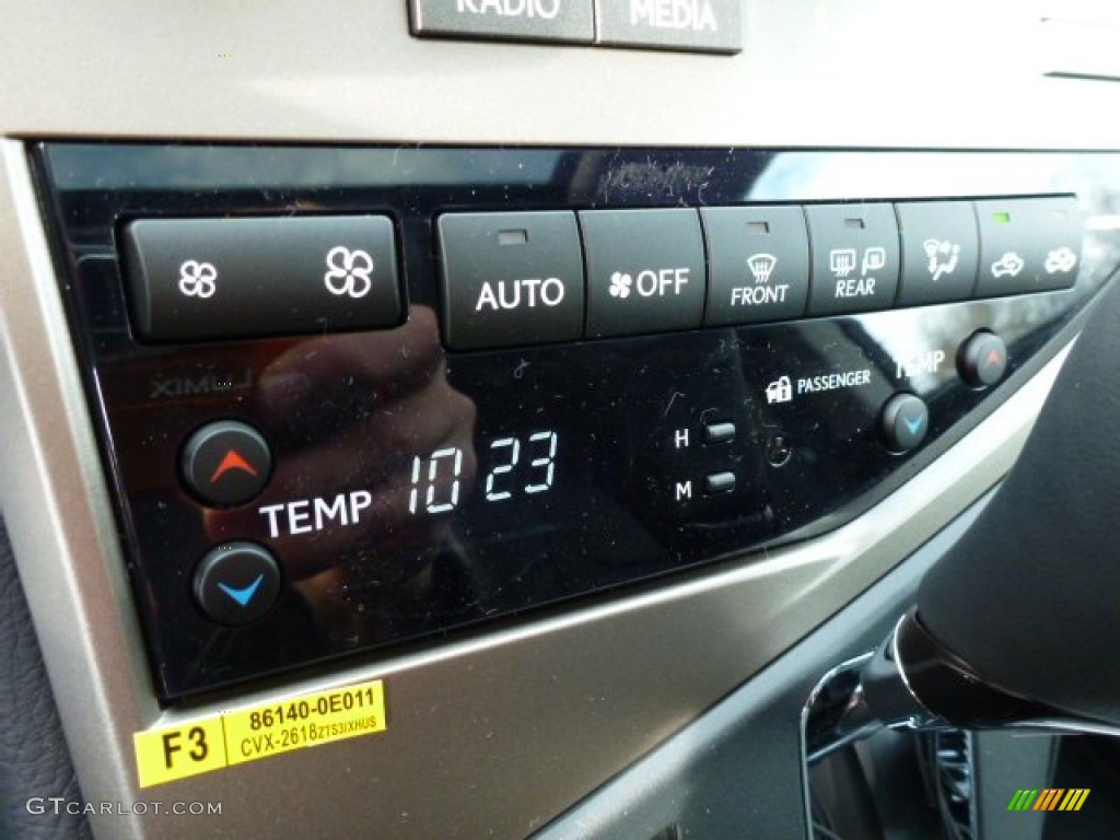2014 RX 350 AWD - Deep Sea Mica / Black photo #18