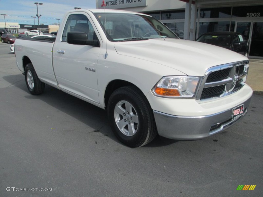 2009 Ram 1500 SLT Regular Cab - Stone White / Dark Slate/Medium Graystone photo #1