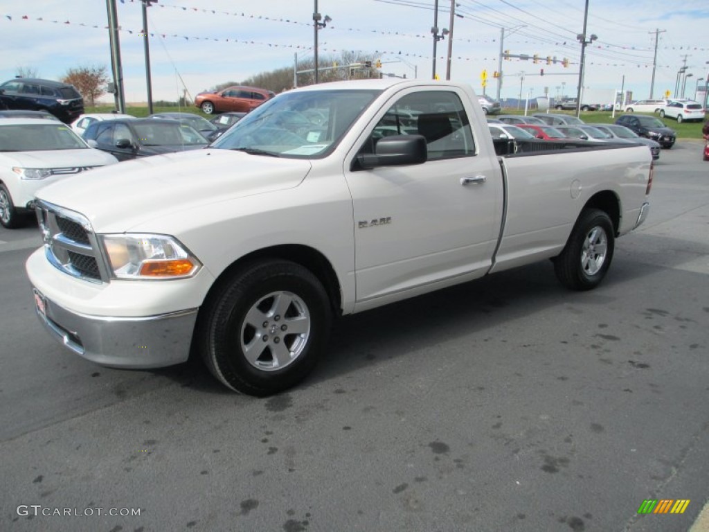 2009 Ram 1500 SLT Regular Cab - Stone White / Dark Slate/Medium Graystone photo #3