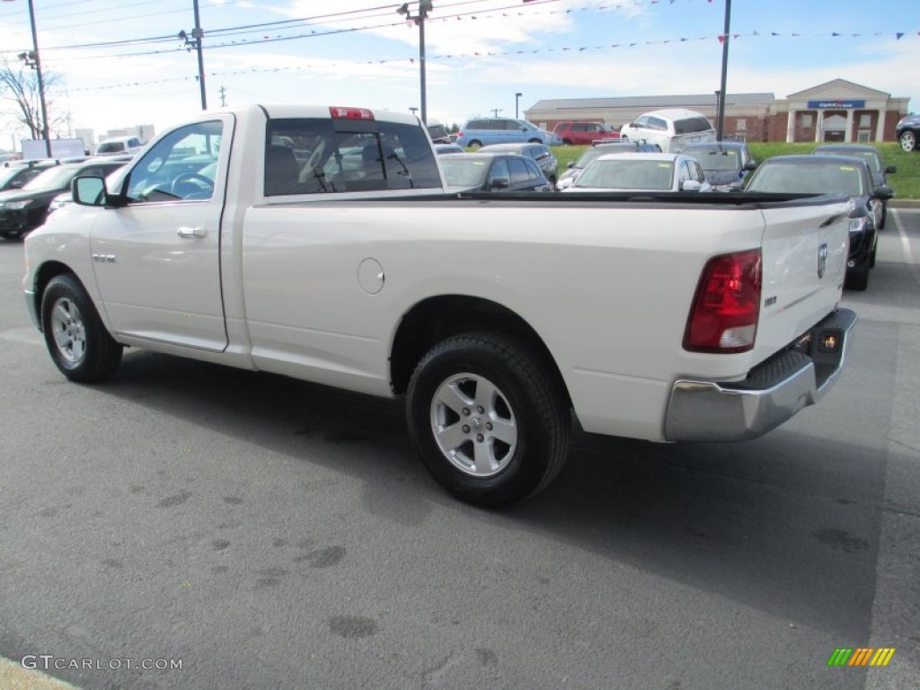 2009 Ram 1500 SLT Regular Cab - Stone White / Dark Slate/Medium Graystone photo #5