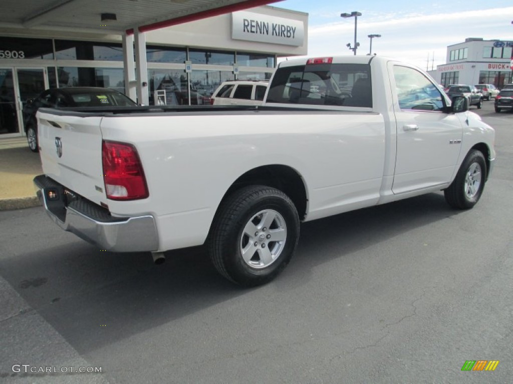 2009 Ram 1500 SLT Regular Cab - Stone White / Dark Slate/Medium Graystone photo #7