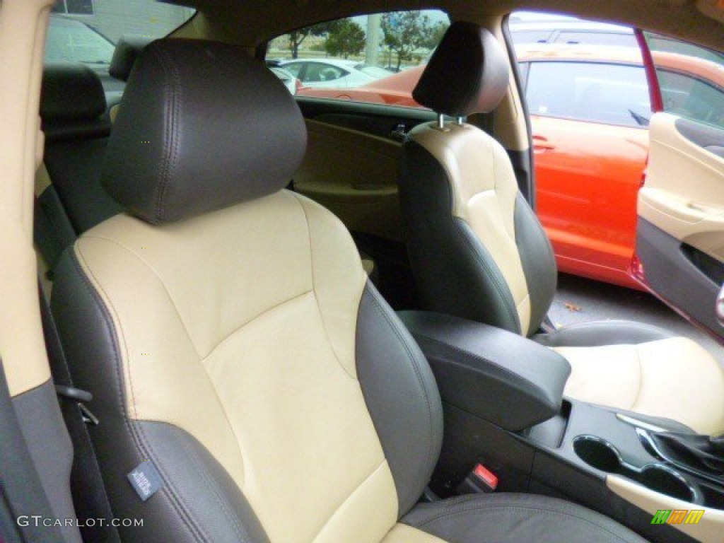 2011 Sonata Hybrid - Venetian Red / Camel photo #14