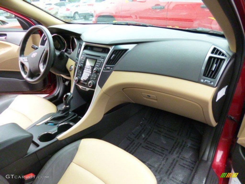 2011 Sonata Hybrid - Venetian Red / Camel photo #15