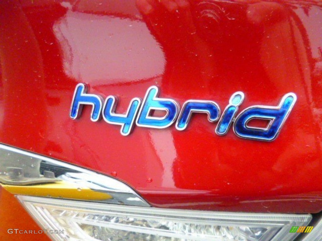 2011 Sonata Hybrid - Venetian Red / Camel photo #16
