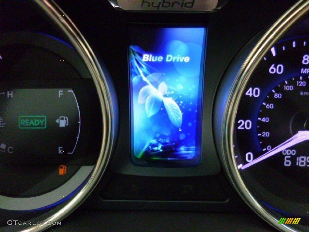 2011 Sonata Hybrid - Venetian Red / Camel photo #17