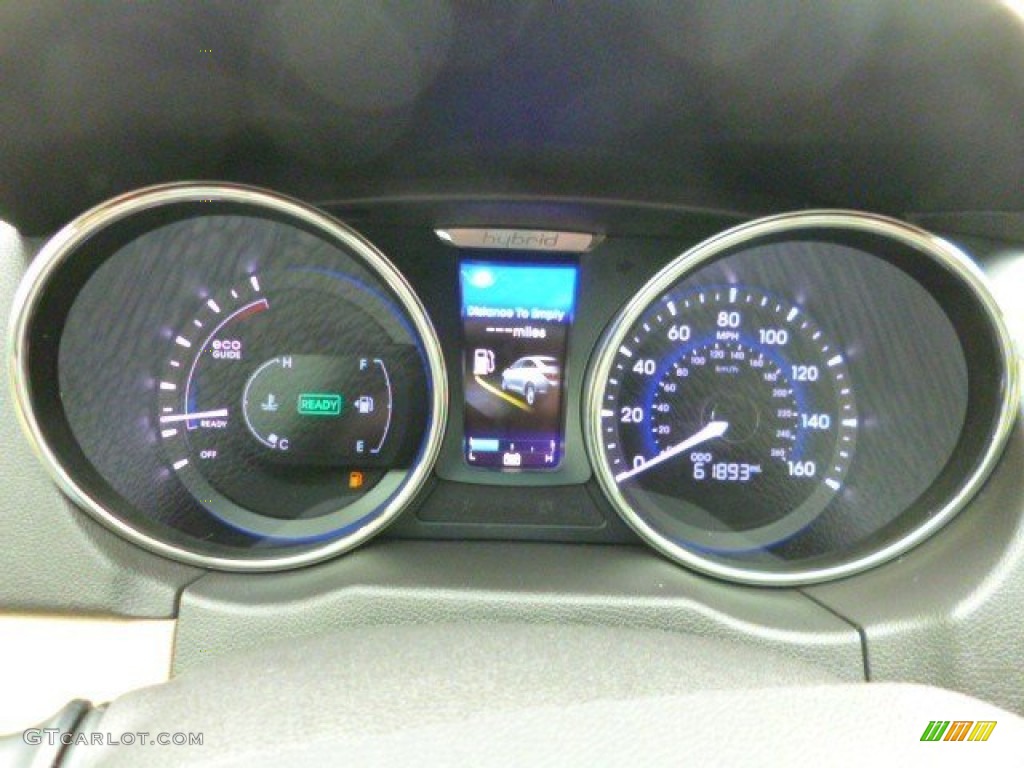 2011 Sonata Hybrid - Venetian Red / Camel photo #19