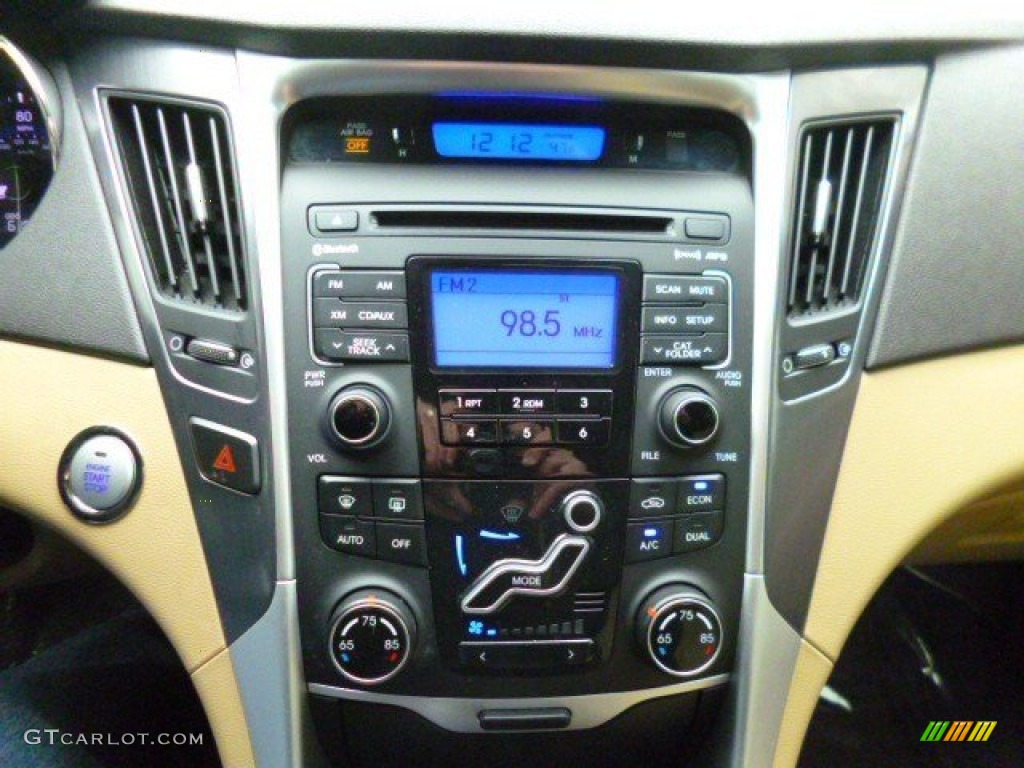 2011 Sonata Hybrid - Venetian Red / Camel photo #20