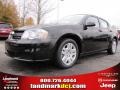 2014 Black Clear Coat Dodge Avenger SE  photo #1