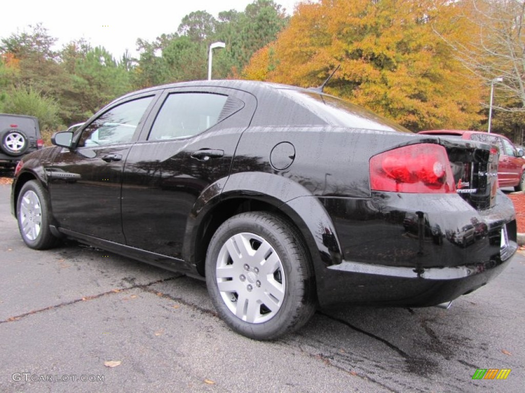 Black Clear Coat 2014 Dodge Avenger SE Exterior Photo #88235070