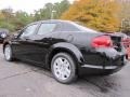 2014 Black Clear Coat Dodge Avenger SE  photo #2