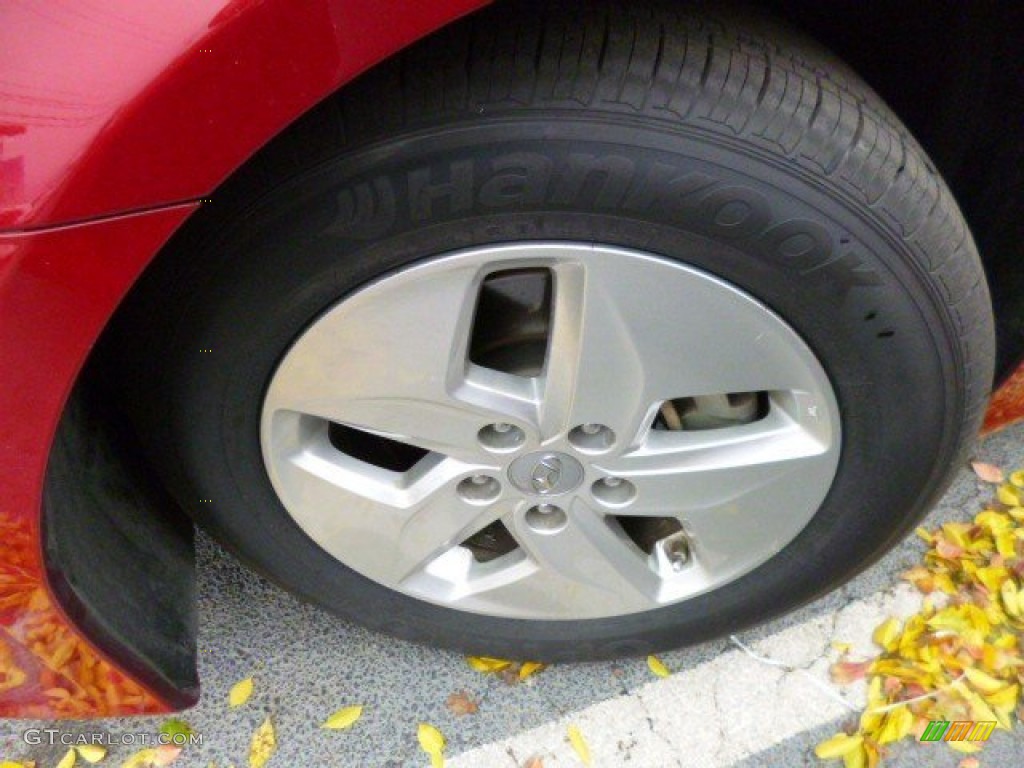 2011 Sonata Hybrid - Venetian Red / Camel photo #27