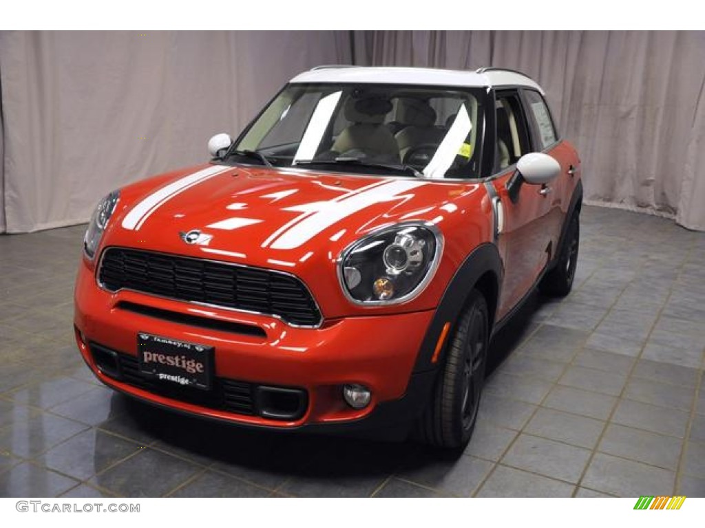 2013 Cooper S Countryman - Blazing Red / Carbon Black photo #1