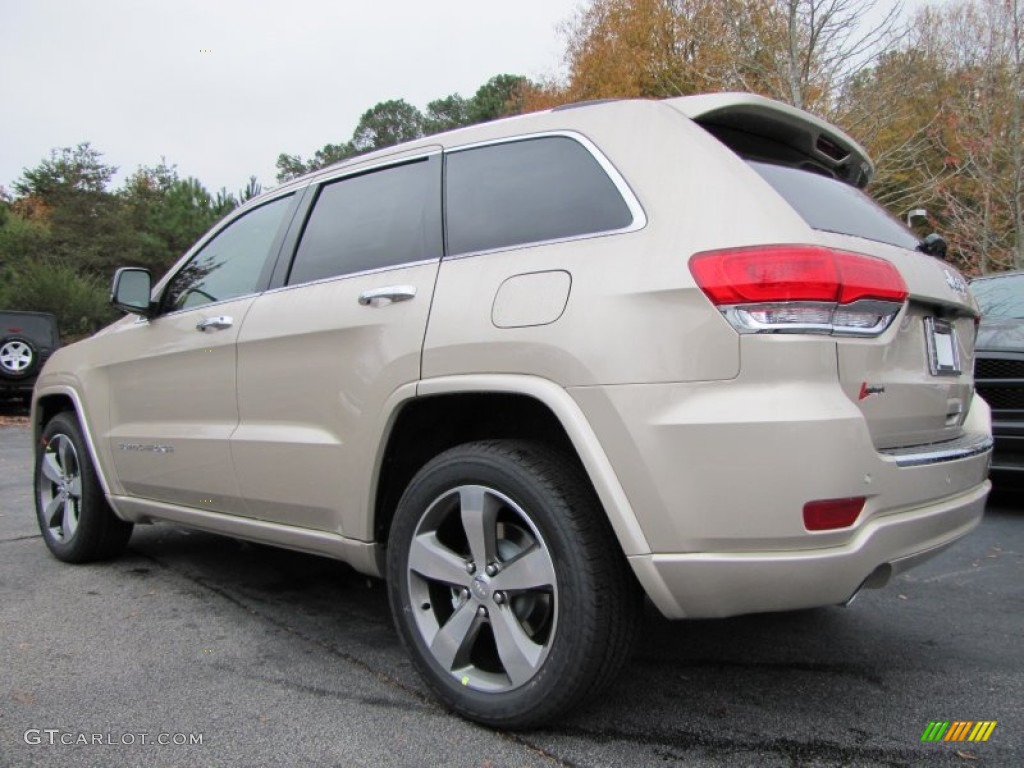 2014 Grand Cherokee Overland - Cashmere Pearl / Overland Nepal Jeep Brown Light Frost photo #2