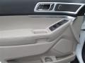 2013 White Platinum Tri-Coat Ford Explorer XLT EcoBoost  photo #14