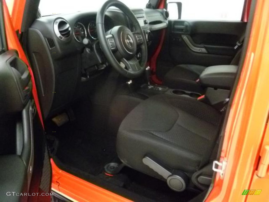 2013 Wrangler Unlimited Sport S 4x4 - Rock Lobster Red / Black photo #4