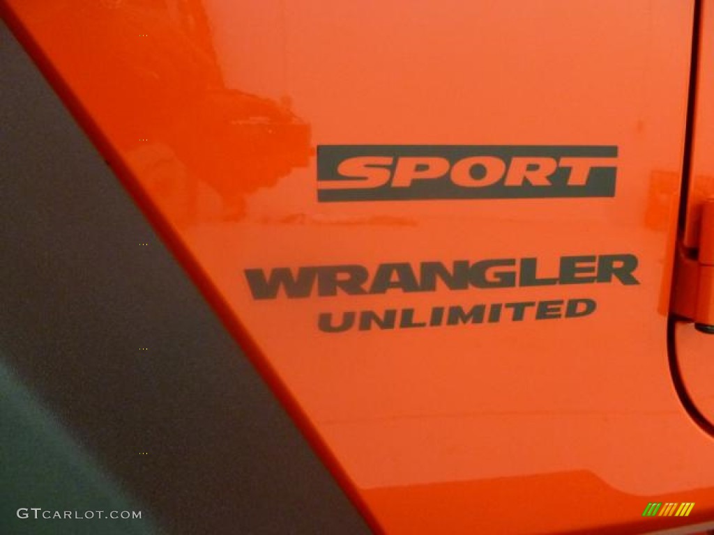 2013 Wrangler Unlimited Sport S 4x4 - Rock Lobster Red / Black photo #8