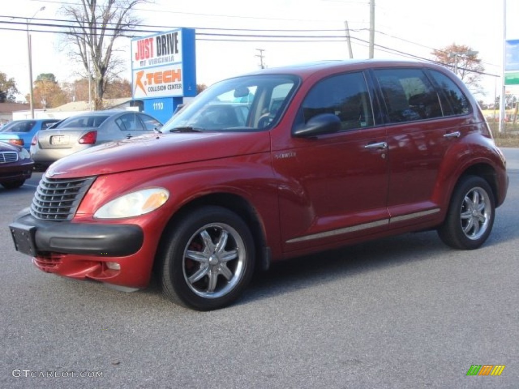 2003 PT Cruiser Limited - Inferno Red Pearl / Taupe/Pearl Beige photo #2