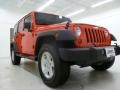 2013 Rock Lobster Red Jeep Wrangler Unlimited Sport S 4x4  photo #15