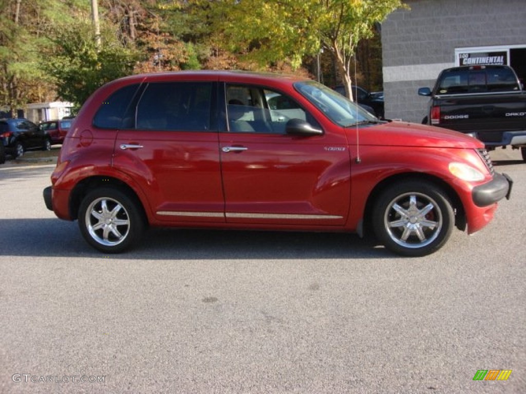 2003 PT Cruiser Limited - Inferno Red Pearl / Taupe/Pearl Beige photo #6