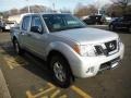 2011 Radiant Silver Metallic Nissan Frontier SV Crew Cab 4x4  photo #9