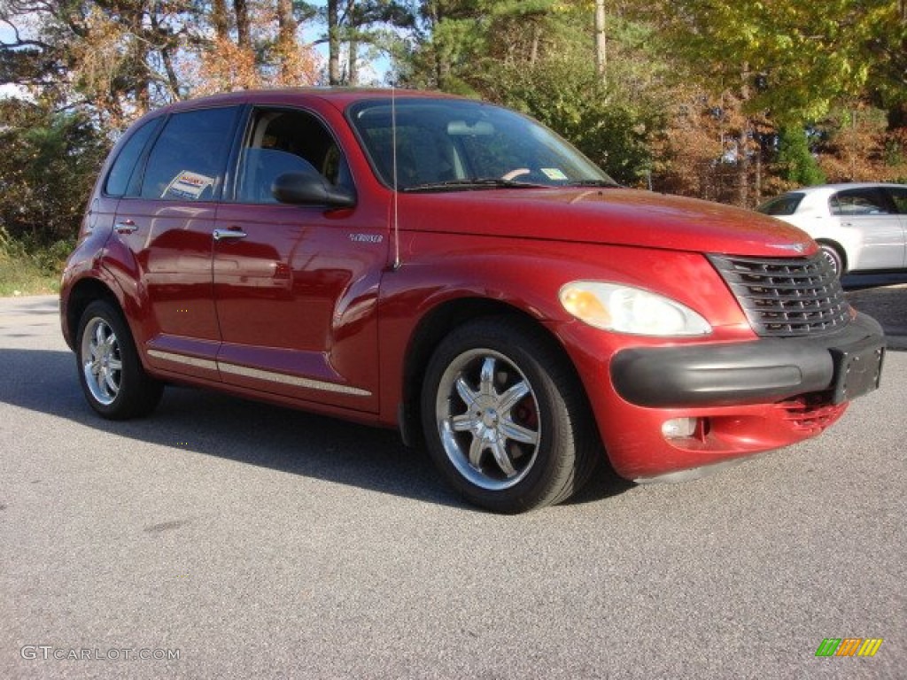 2003 PT Cruiser Limited - Inferno Red Pearl / Taupe/Pearl Beige photo #7