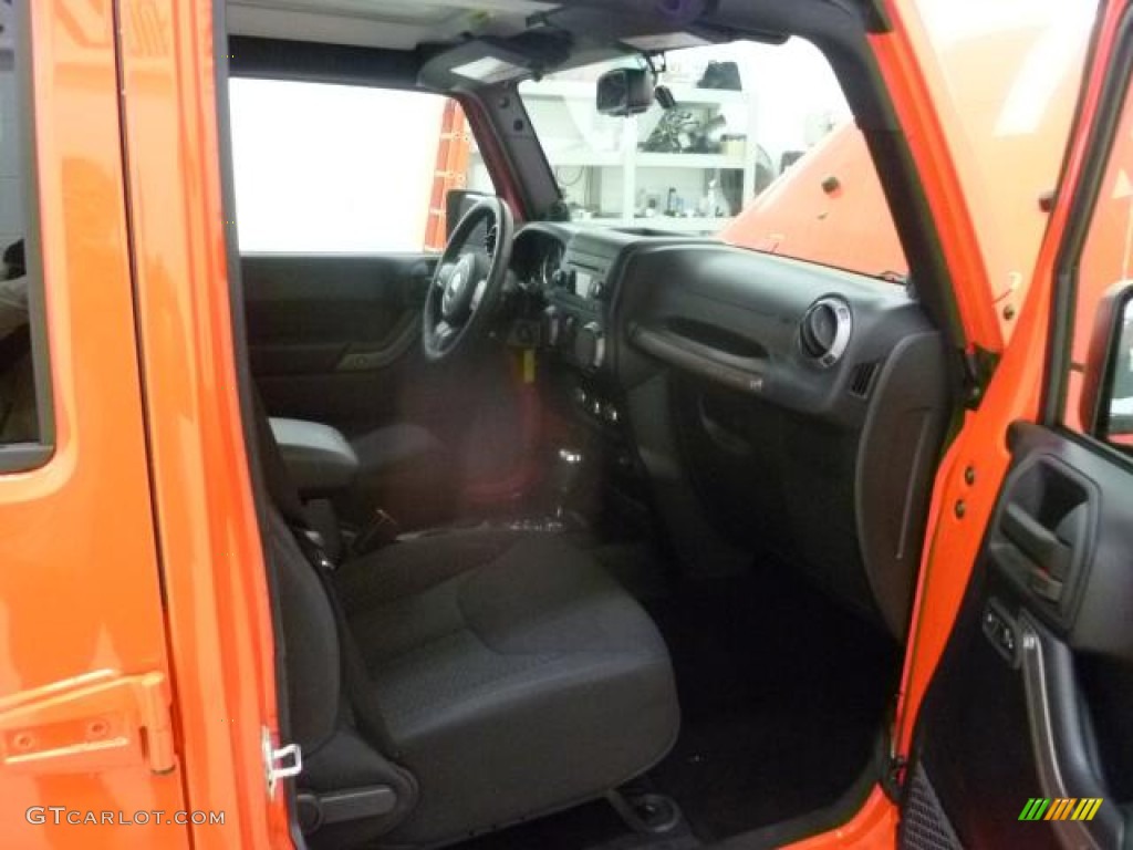 2013 Wrangler Unlimited Sport S 4x4 - Rock Lobster Red / Black photo #22
