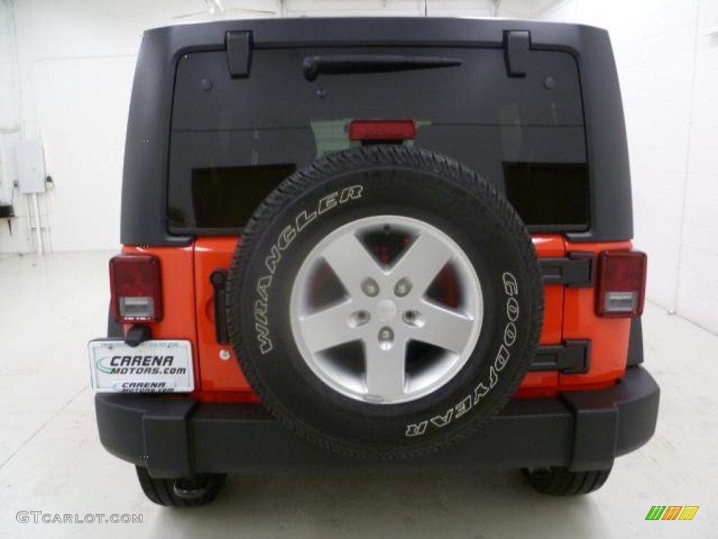 2013 Wrangler Unlimited Sport S 4x4 - Rock Lobster Red / Black photo #29