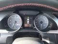 2010 Audi S5 Magma Red Silk Nappa Leather Interior Gauges Photo