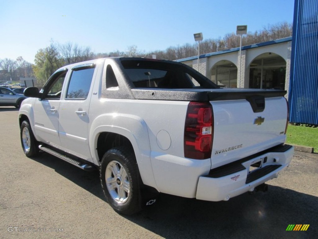 2008 Avalanche Z71 4x4 - Summit White / Morocco Brown/Ebony photo #3