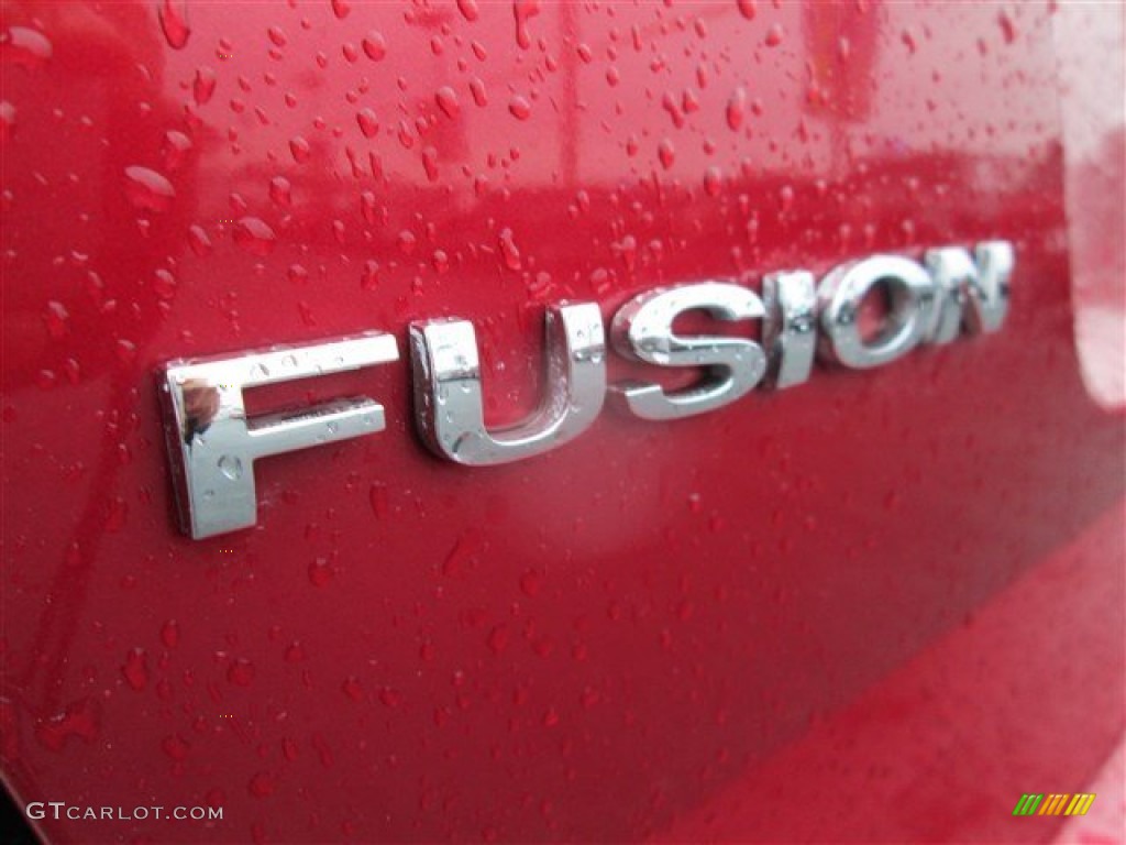 2008 Fusion SE V6 - Redfire Metallic / Charcoal Black/Red photo #6