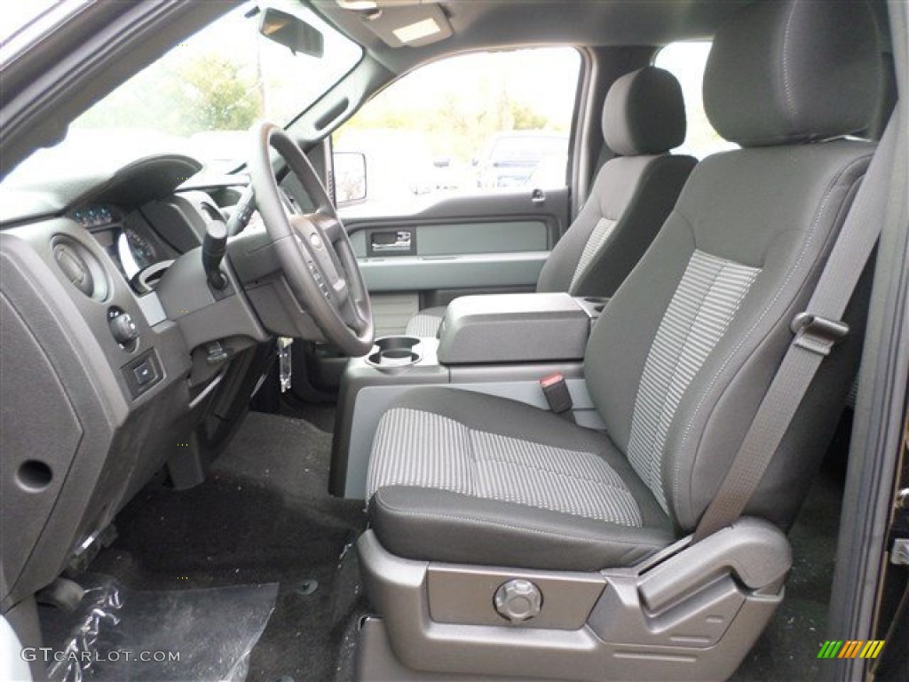 Black Interior 2014 Ford F150 STX SuperCrew Photo #88238748