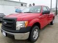 2013 Vermillion Red Ford F150 XL SuperCab  photo #1