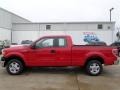 2013 Vermillion Red Ford F150 XL SuperCab  photo #2