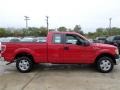 2013 Vermillion Red Ford F150 XL SuperCab  photo #6