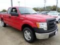 2013 Vermillion Red Ford F150 XL SuperCab  photo #7
