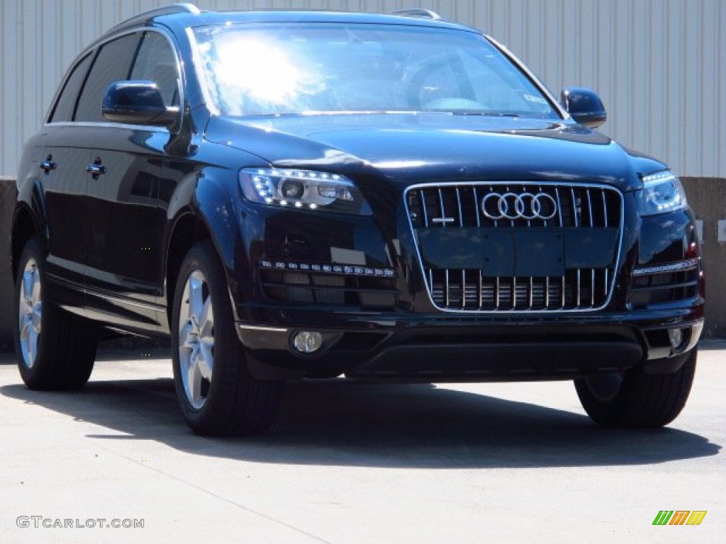 2014 Q7 3.0 TFSI quattro - Orca Black Metallic / Espresso photo #1