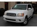 Natural White 2004 Toyota Sequoia Limited