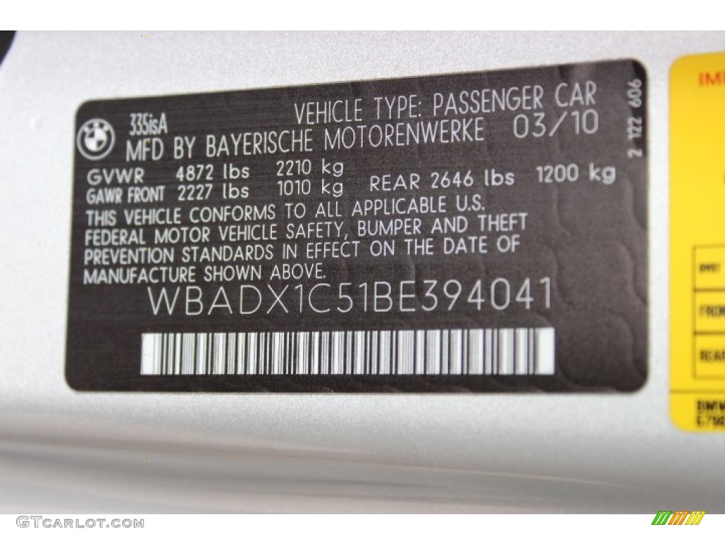 2011 3 Series 335is Convertible - Titanium Silver Metallic / Black photo #44