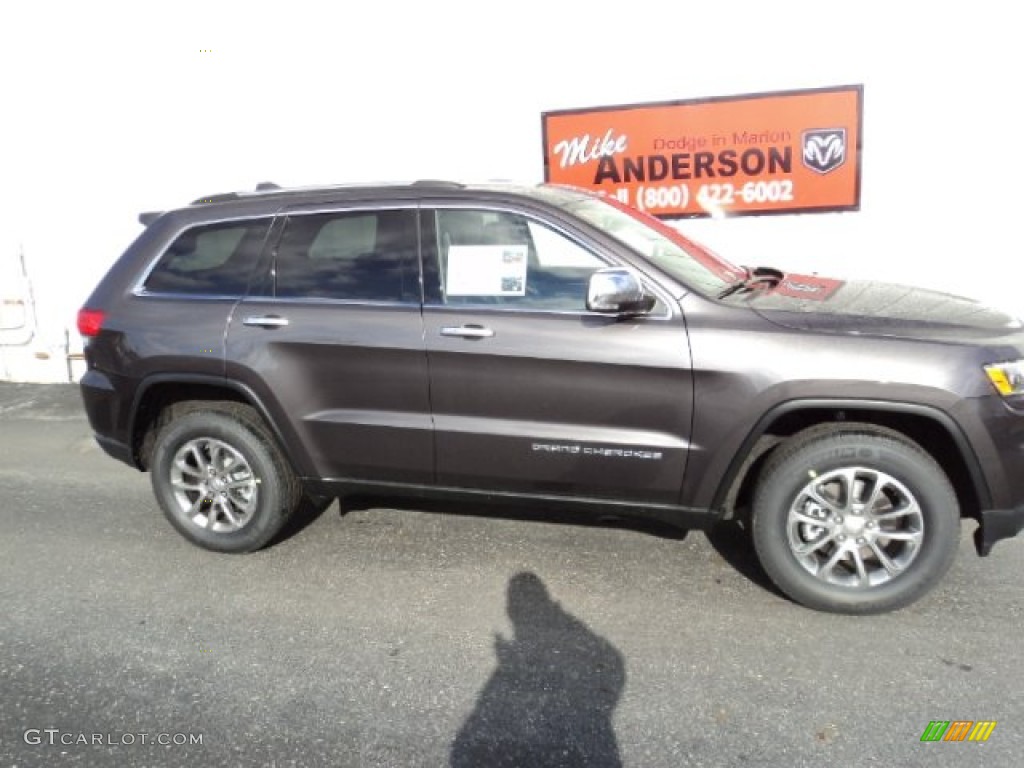 2014 Grand Cherokee Limited 4x4 - Granite Crystal Metallic / Morocco Black photo #2